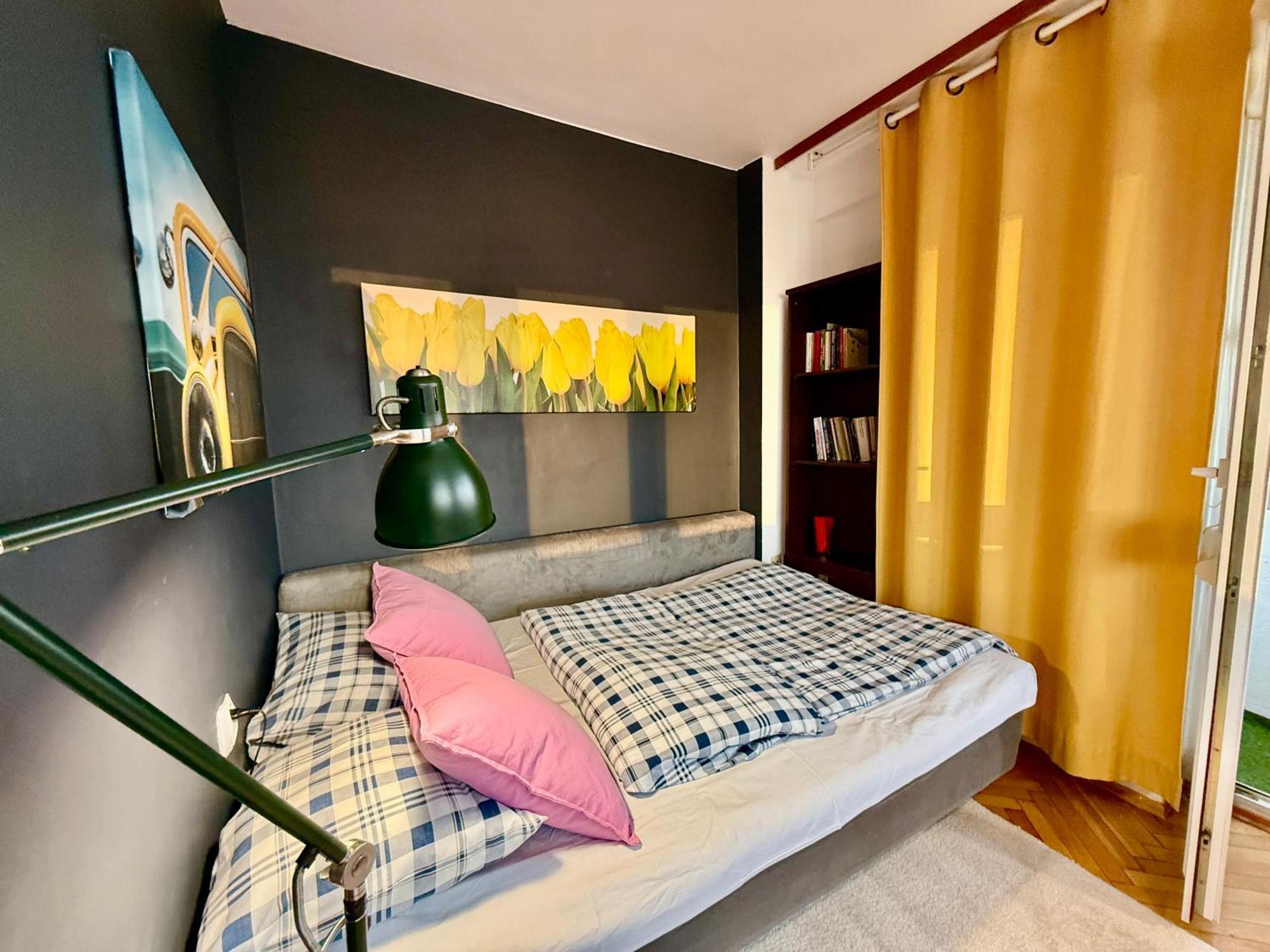 Super Apartment Yellow 2X Metro Fast Wifi 1 Gbs Netflix Panorama Miasta Βαρσοβία Εξωτερικό φωτογραφία